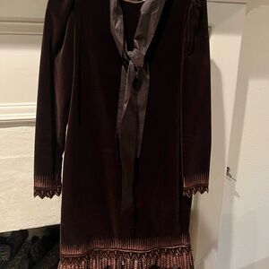 Givenchy Nouvelle Boutique Vintage luxe velour dress